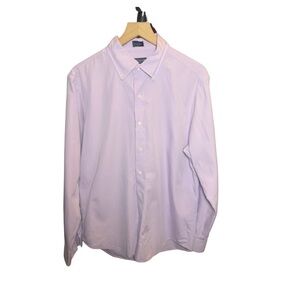 Peter Millar Collection Light Purple Perfect Pinpoint Shirt Size L